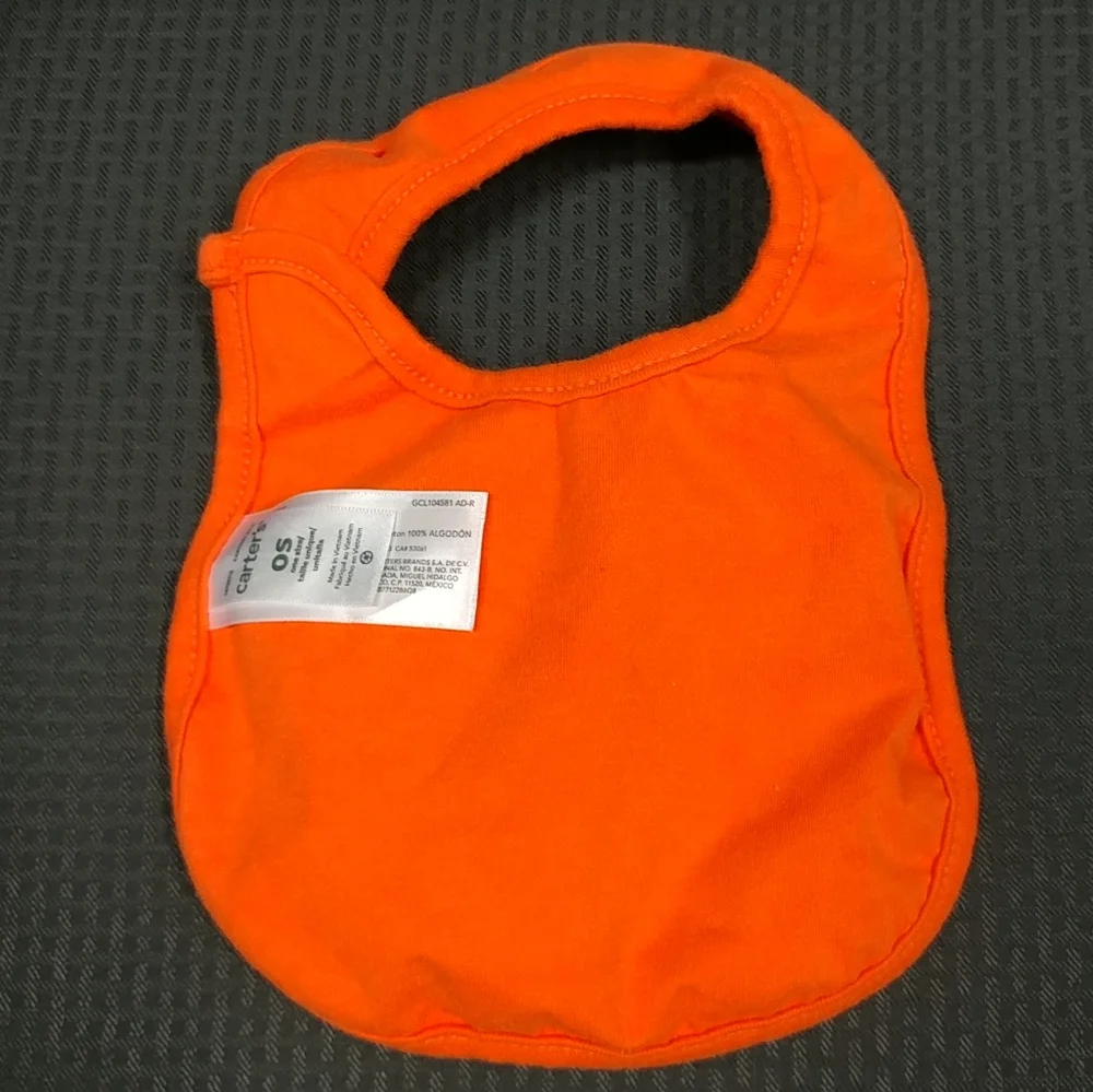 Carter's My First Halloween Baby Bib 100% Cotton